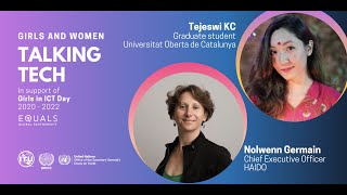 Girls and Women Talking Tech Interview 167 : Nolwenn GERMAIN and Tejeswi KC